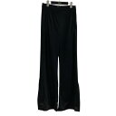 【中古】BALENCIAGA フレアトラックパンツ ブラック サイズ:34 【300625】(バレンシアガ)
