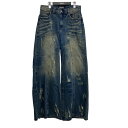 【中古】NO/FAITH STUDIOS デニムパンツ インディゴ サイズ:S 【300625】(ノーフェイスストゥディオス)(4)