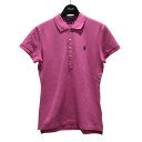 【中古】POLO RALPH LAUREN ポロシャツ ピンク サイズ:XS 【300625】(ポロラルフローレン)