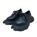 【中古】COMME des GARCONS シューズ ブラック サイズ:40 【300625】(コムデギャルソン)