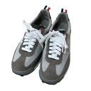 【中古】Thom Browne ローカットスニーカー グレー サイズ:US6 【300625】(トム・ブラウン)