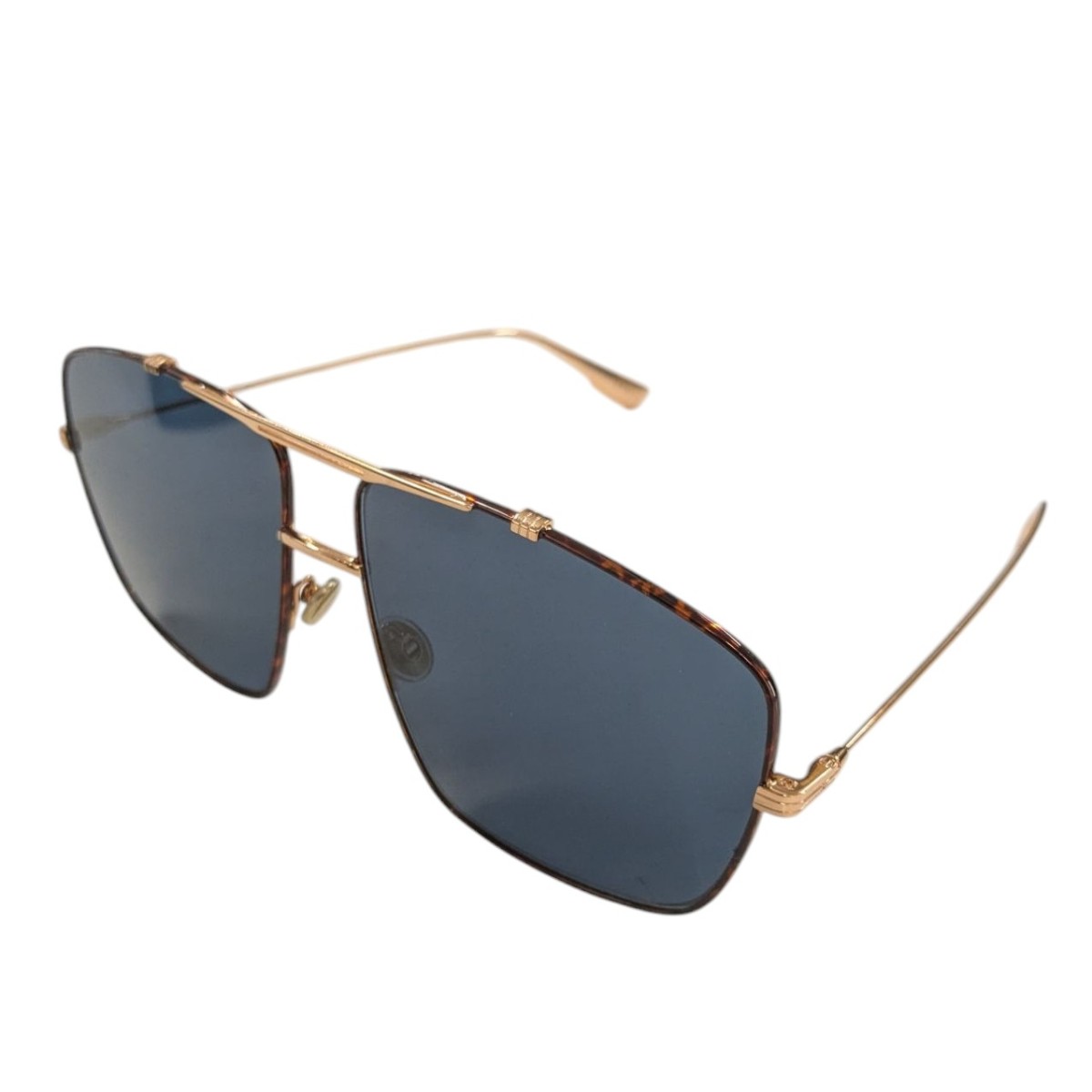 【中古】Christian Dior「06JA9」サングラス デミブラウンゴールド×ブルー【価格見直し】