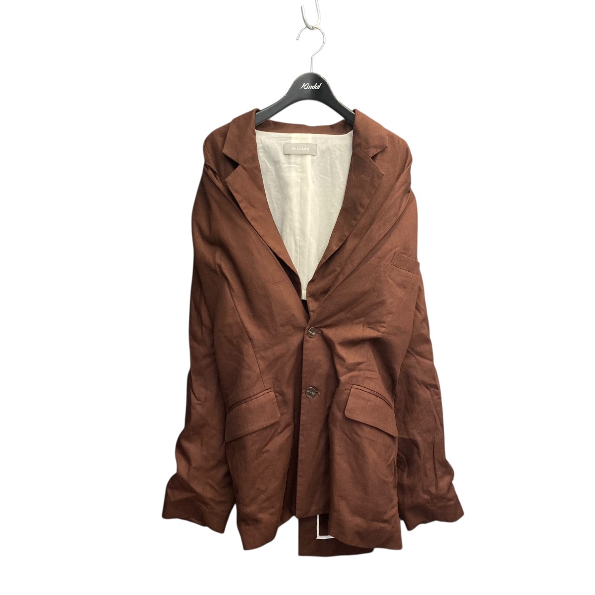 【中古】Wizzard CHANGING LAPEL JACKET ノッチドラペル2Bジャケット ブラウン サイズ:2 【300625】(ウィザード)