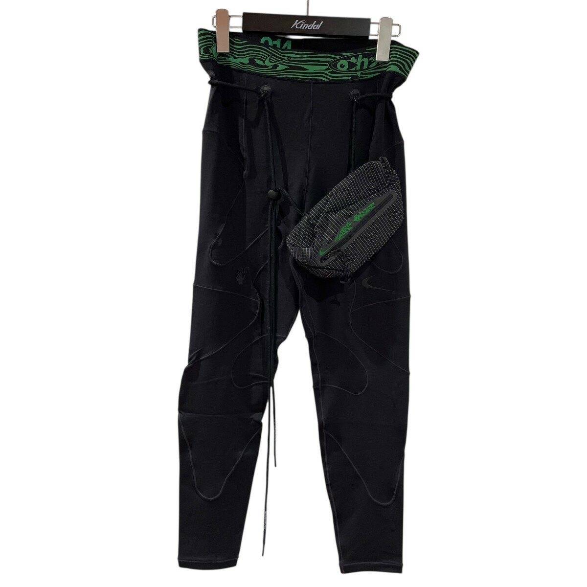 【中古】OFFWHITE×NIKEAS W NRG MC DF LS TIGHT パンツ DV5553-010 ブラック サイズ:XL【価格見直し】