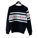 【中古】GIVENCHY ロゴ トレーナー BW70633Z1X ブラック サイズ:XS 【010725】(ジバンシィ)