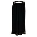 【中古】tricot COMME des GARCONS 90s 切替パンツ TP-08009M ブラック サイズ:M 【010725】(トリココムデギャルソン)