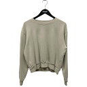 【中古】Spick and Span ピグメントラインストーン裏毛プルオーバー スウェット 24070200901030 ベージュ サイズ:Free 【0207...