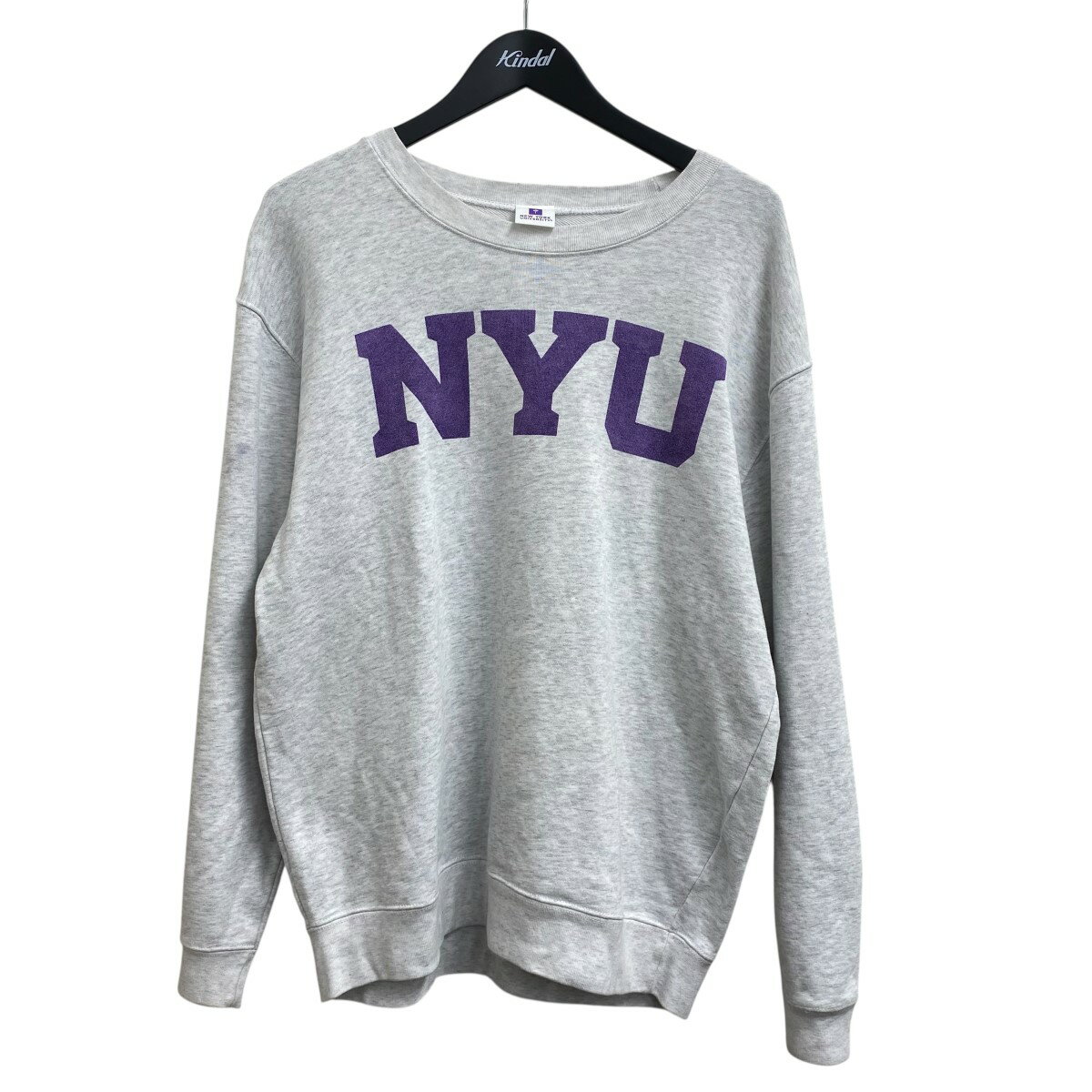 【中古】NEW YORK UNIVERSITY　スウェット グレー サイズ：F 【030725】（NEW YORK UNIVERSITY）