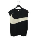 【中古】NIKE SWOOSH SWEATER VEST ニットベスト FD2874-010 ブラック サイズ:L 【030725】(ナイキ)