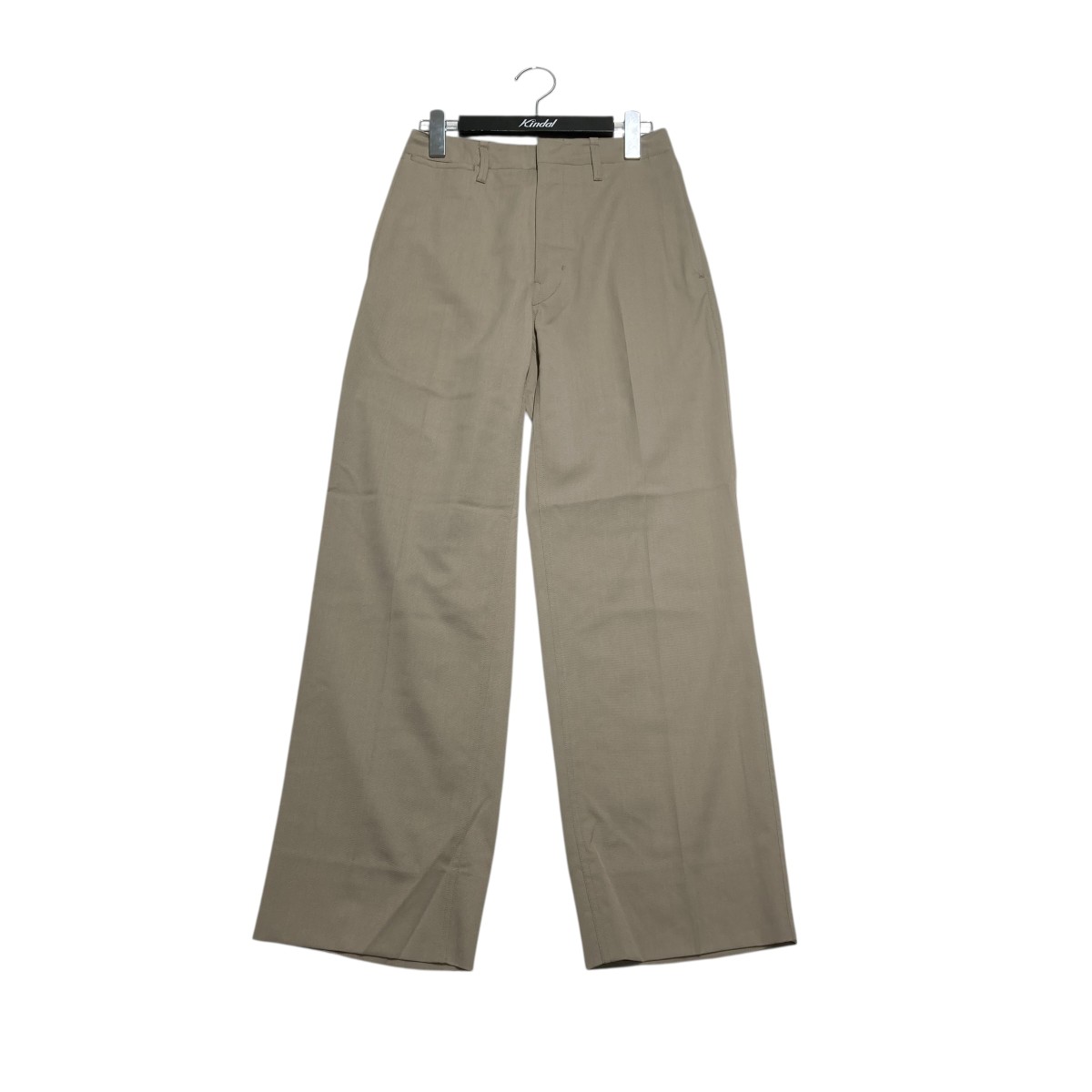 【中古】LEMAIRE STRAIGHT LEG PANTS ワイドパンツ PA145 LF431 ベージュ サイズ:44 【030725】(ルメール)