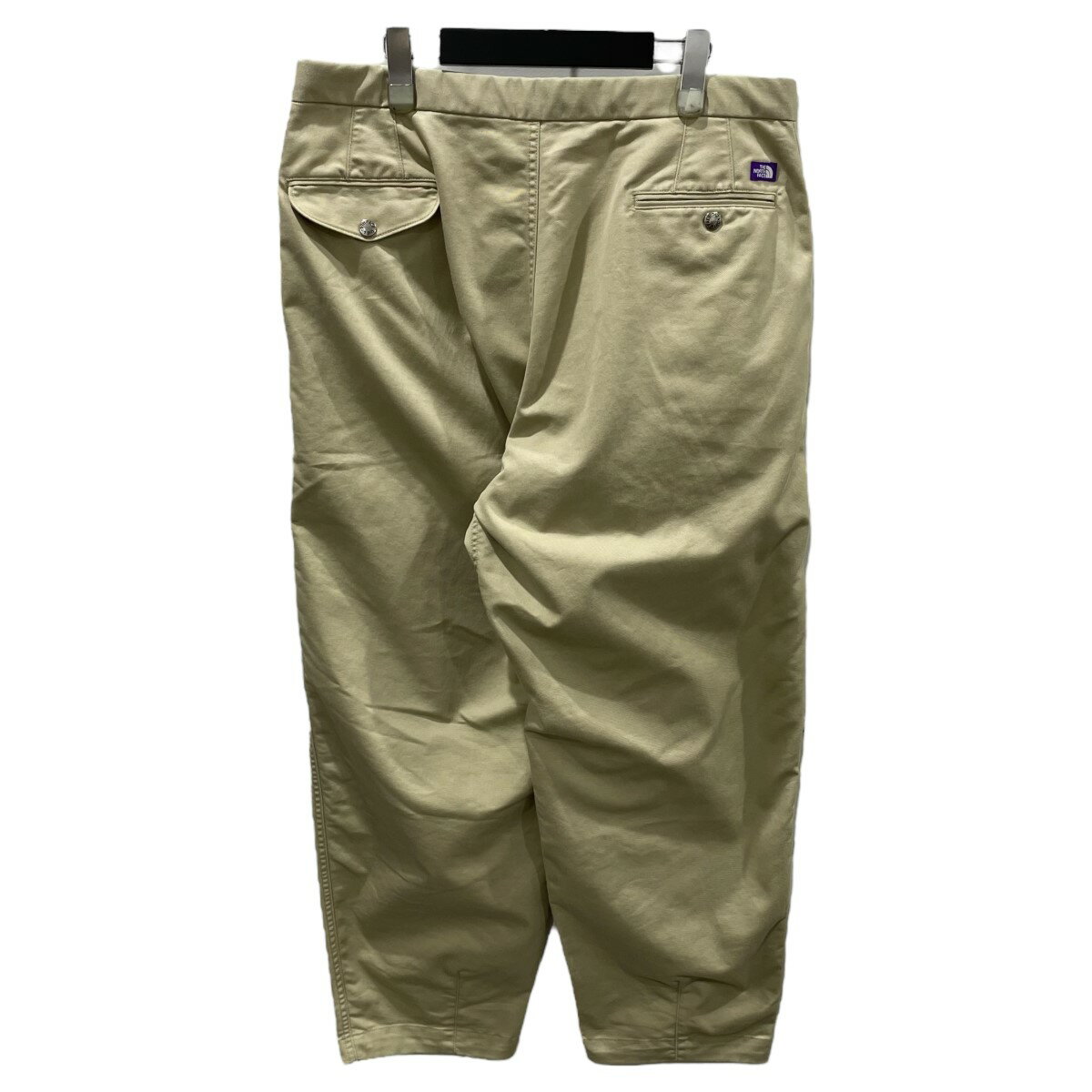 【中古】THE NORTHFACE PURPLELABEL　ストレッチツイル ワイドテーパードパンツ Stretch Twill Wide Tapered Pants NT5302N ベージュ サイズ：34 【030725】（ザノースフェイス パープルレーベル）