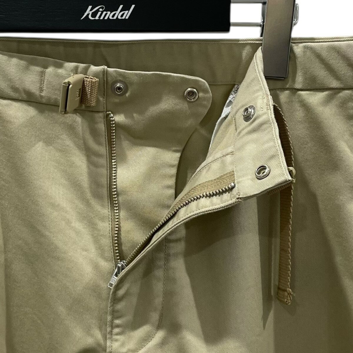 【中古】THE NORTHFACE PURPLELABEL　ストレッチツイル ワイドテーパードパンツ Stretch Twill Wide Tapered Pants NT5302N ベージュ サイズ：34 【030725】（ザノースフェイス パープルレーベル）