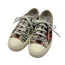 【中古】Christian Dior walk’n’dior 花刺繍スニーカー ホワイト サイズ:38 【040725】(クリスチャンディオール)