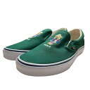 【中古】POLO RALPH LAUREN 「KEATON CANVAS SLIP-ON BEAR」 スニーカー グリーン サイズ:9 【040725】(ポロラルフローレン)