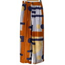 【中古】Villd Multi Color Pantsペチコート付マルチカラー総柄イージーパンツ マルチカラー サイズ:36(60-66cm) 【040725】...