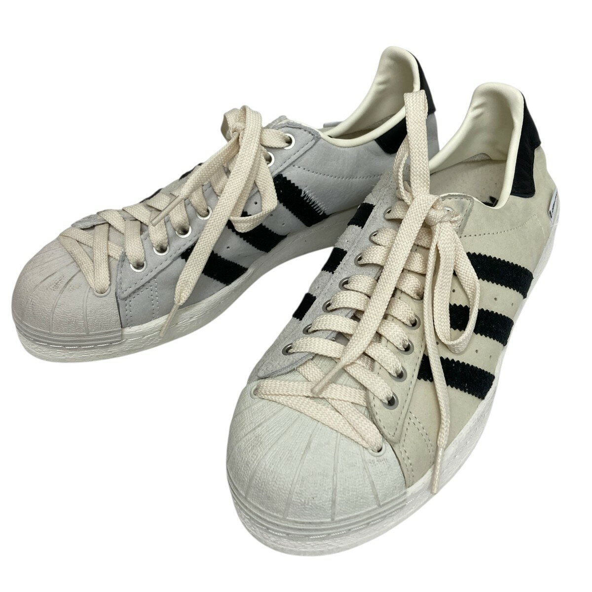 【中古】Song for the Mute×adidas　SUPERSTAR 82 SFTM ローカットスニーカー ベージュ サイズ：26.0 【050725】（ソングフォーザミュート×アディダス）のサムネイル