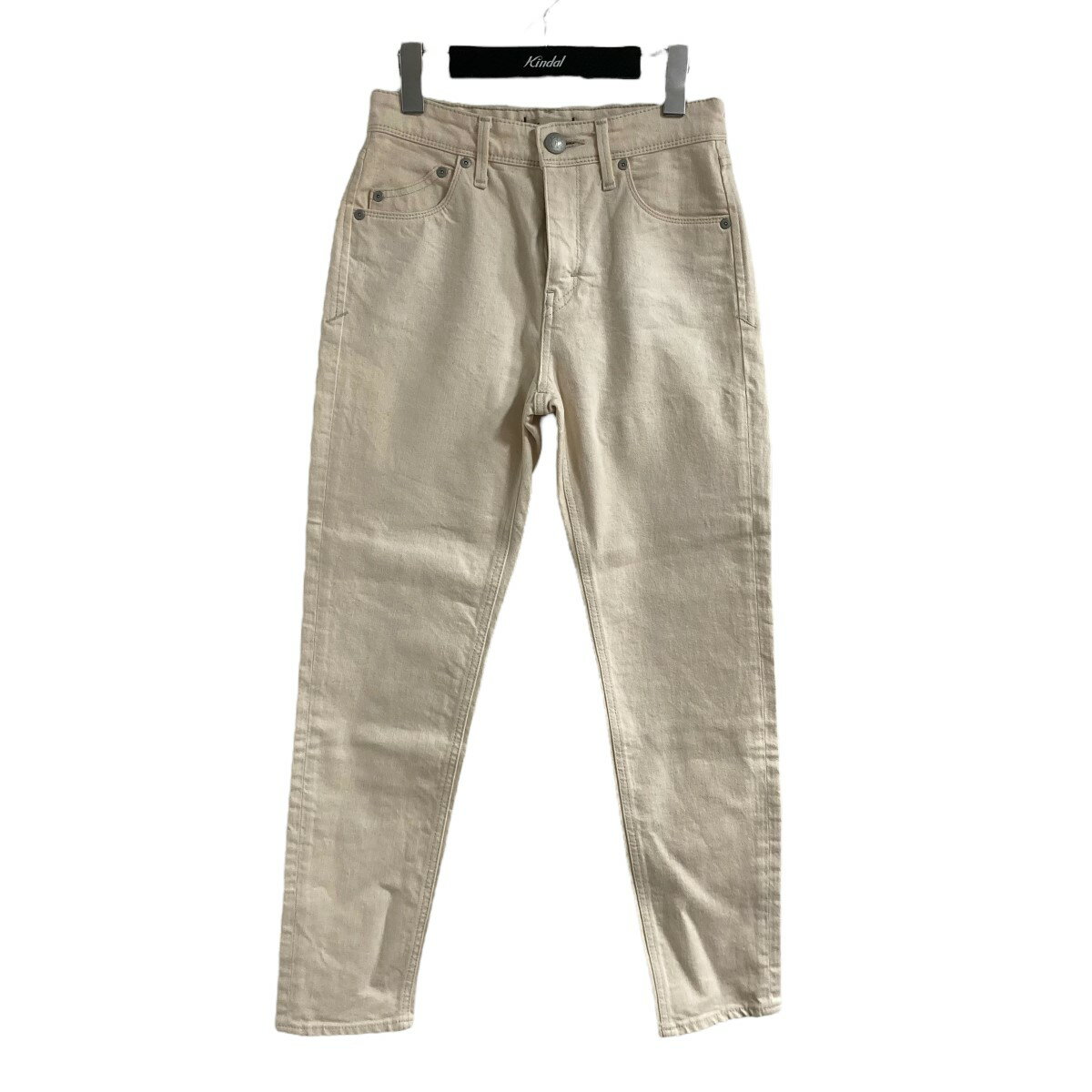 【中古】YANUKスリムテーパードパンツ アイボリー サイズ:34【価格見直し】