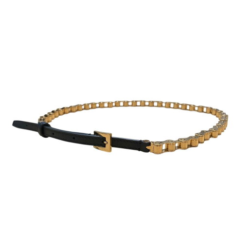 【中古】BURBERRY チェーンベルト ゴールド×ブラック 【050725】(バーバリー) 【中古】BURBERRY チェーンベルト ゴールド×ブラック 【050725】(バーバリー)