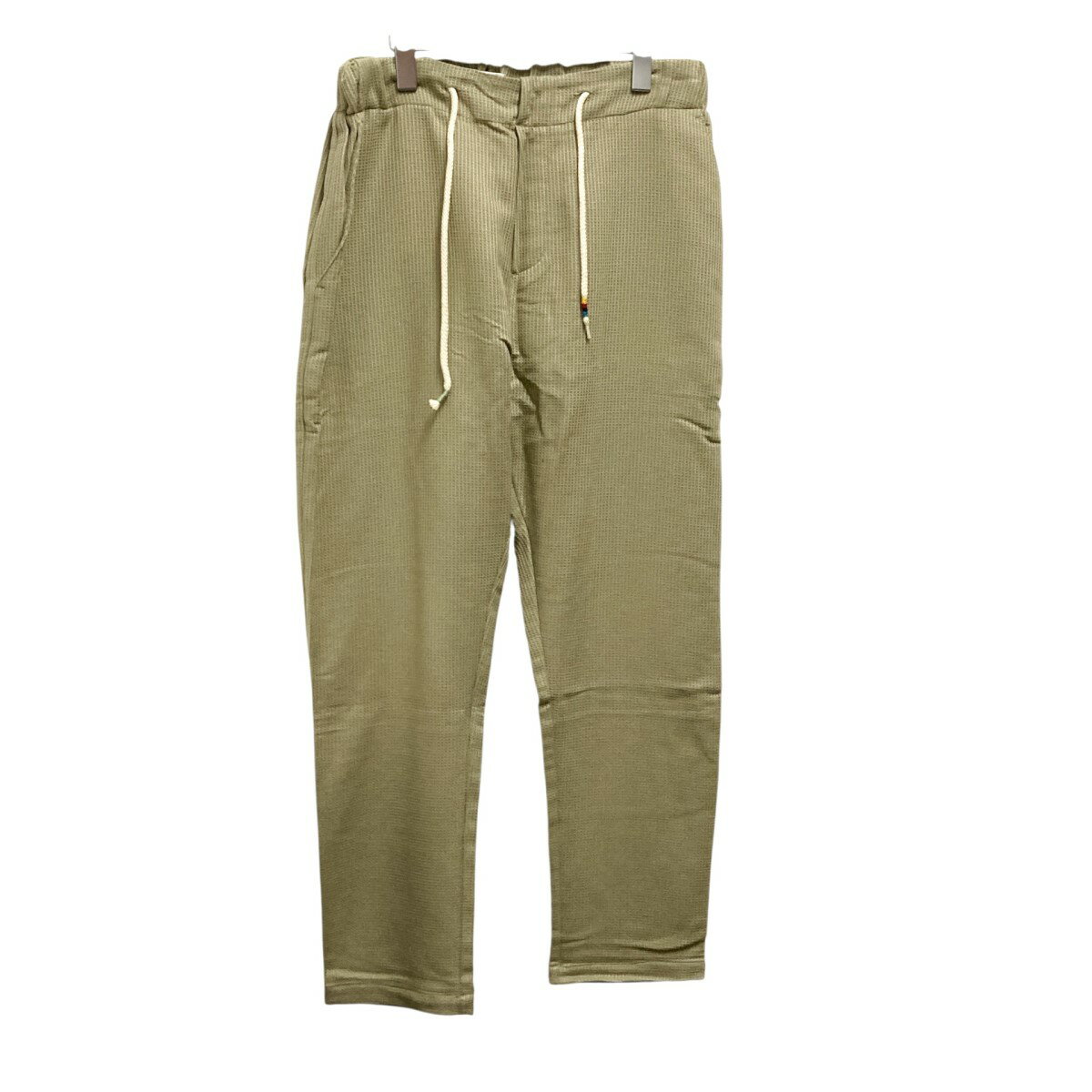 【中古】THE SILTED COMPANYCFKM WH KIMONOCOFFIN PANTS イージーパンツ グリーン サイズ:L【価格見直し】