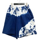 【中古】THE SILTED COMPANY HARU SWEAT SHORT TIDE ハーフパンツ ブルー サイズ:XS 【050725】(ザシルテッドカンパニー)
