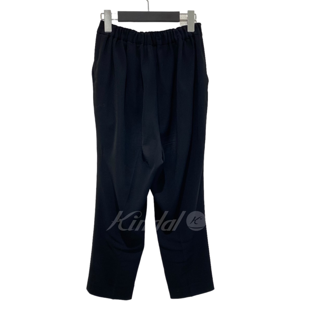 【中古】ENFOLD21AW タックイージーパンツ ブラック サイズ：36【価格見直し】