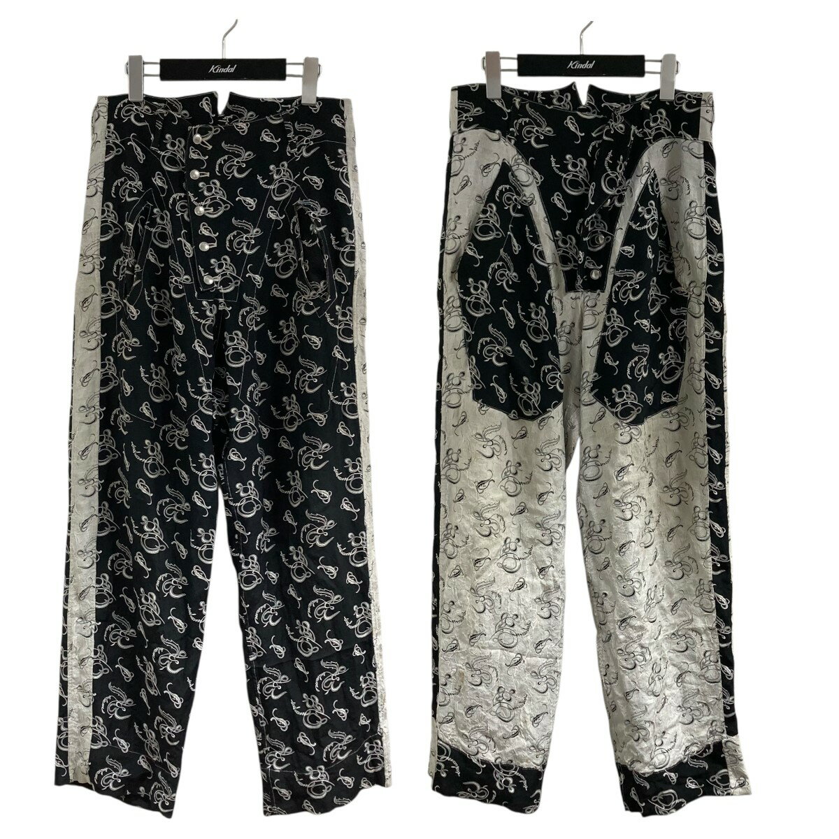 ▶︎新品タグ付き 超希少XL サルバム ボンテージパンツ ブラック 黒 日本製 8045001114471_1.jpg