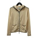 【中古】CHANEL ココマーク フーデッドジップパーカー P29195K00195 ベージュ サイズ:38 【070725】(シャネル)