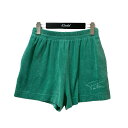 【中古】Patou パイルショートパンツ 24S-JE103-9979 エメラルドブルー サイズ:XS 【070725】(パトゥ)