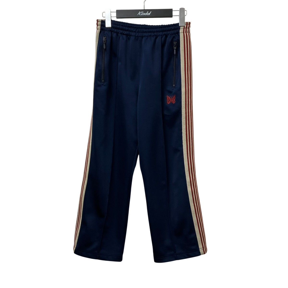 【中古】Needles 23SS STUDIOUS別注 TRACK PANT トラックパンツ LQ392 ネイビー サイズ:XS 【070725】(ニードルズ)