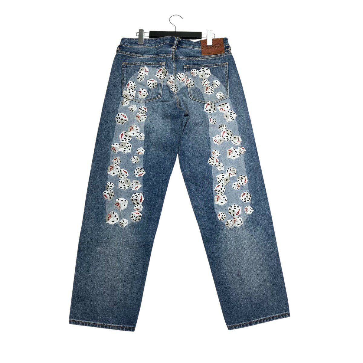 【中古】PALACE×EVISU　24SS DICE DENIM JEAN #2008 デニムパンツ インディゴ サイズ：30/34 【070725】（パレス×エヴィス）