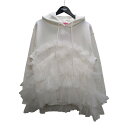 【中古】VIVIANOGATHERED TULLE HOODIE フーディー VS-AW24-CS05 ホワイト サイズ:M【価格見直し】(4)