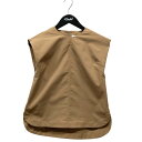 【中古】HYKE TASLAN TWILL SLEEVELESS TOP ノースリーブブラウス 241-15221 ベージュ サイズ:1 【090725】(ハイ...
