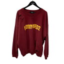 【中古】DSQUARED2 クルーネックスウェット S75GU0444 レッド サイズ:XS 【090725】(ディースクエアード)
