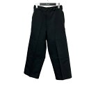 【中古】Dickies×INSCRIRE ワークパンツ 124SS-PT99DBY ブラック サイズ:S 【100725】(ディッキーズ×アンスクリア)