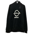 【中古】TAKAHIROMIYASHITA TheSoloIst. S logo and bone emblem. ロゴフーデッドパーカー 0019SS24 ブラック サイズ:44 【100725】(タカヒロミヤシタザソロイスト)