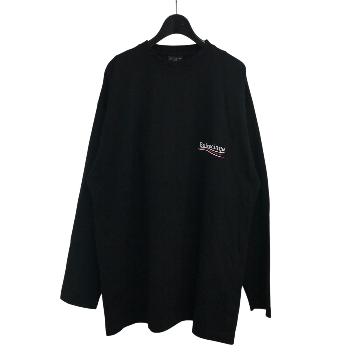 【関税込み】Balenciaga ブラック 長袖 スポーツトップス 楽天市場】バレンシアガ Tシャツ(長さ(袖)長袖)(メンズ