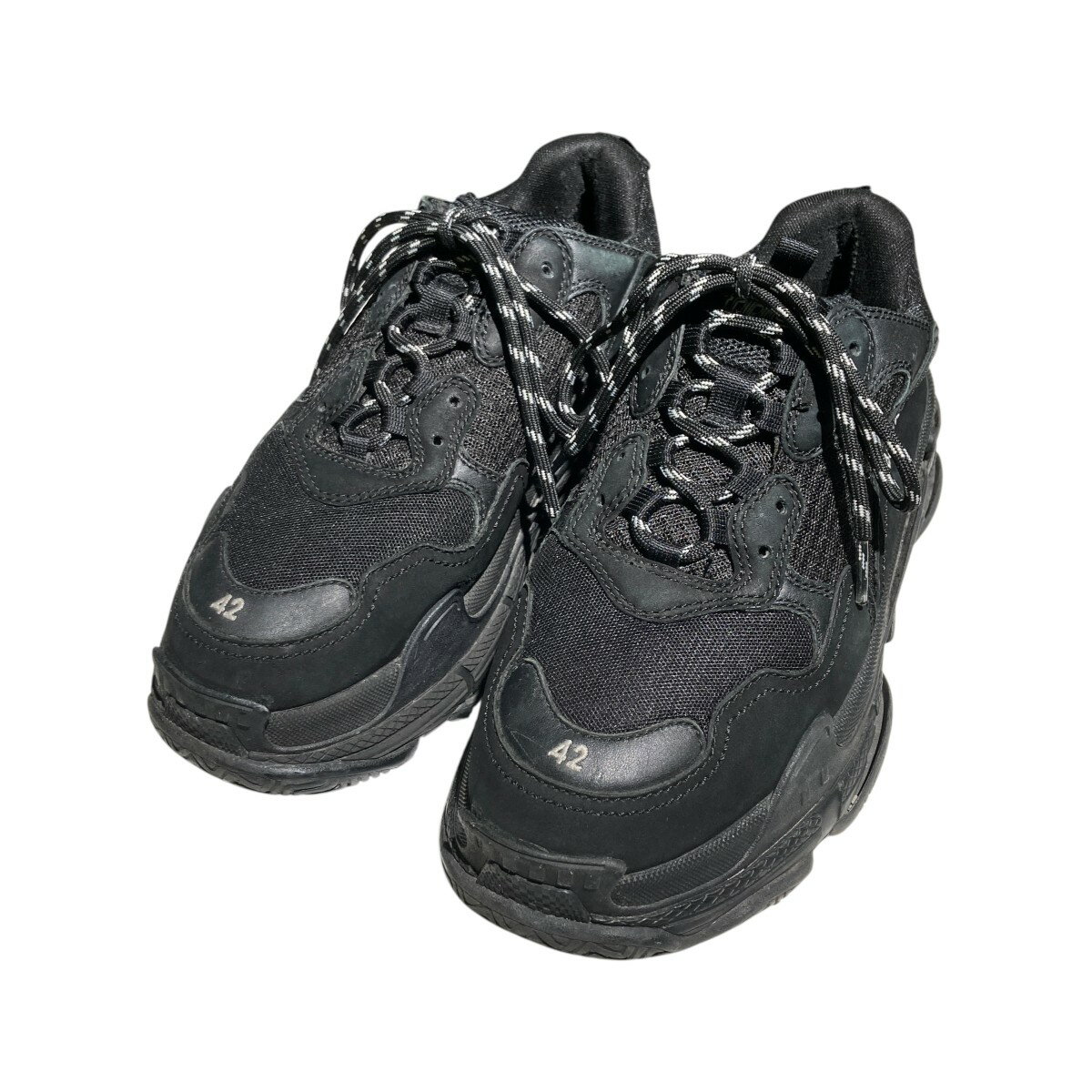 人気レア★BALENCIAGA Triple S Logo トリプルS ロゴ レザー厚底 8003001693839_1.jpg