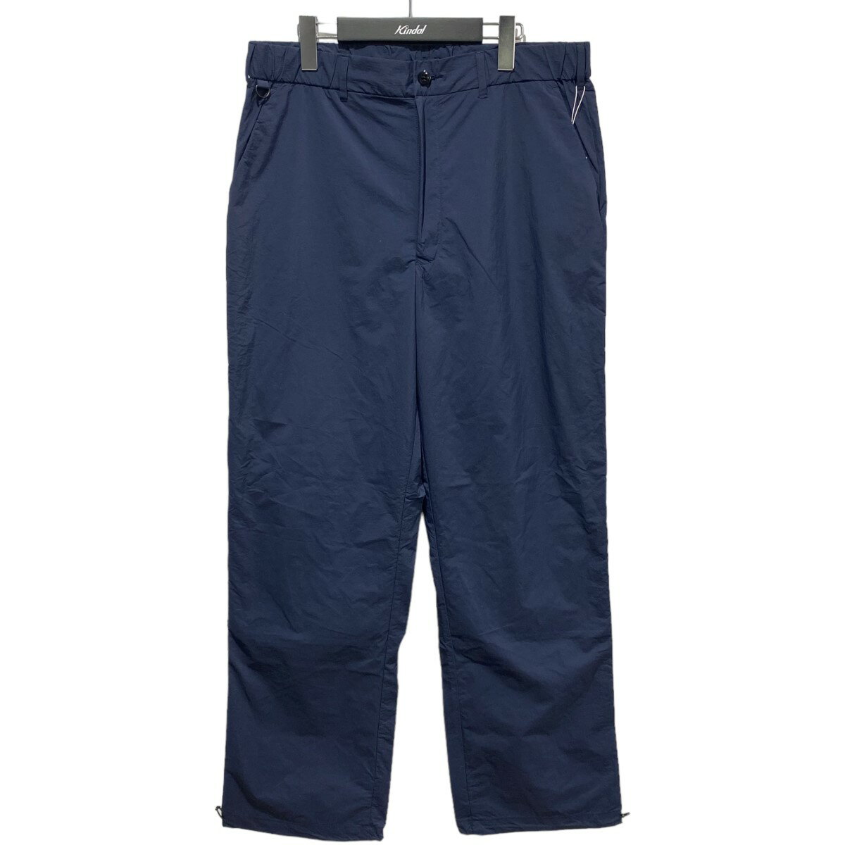 【中古】UNITED ARROWS ＆ SONS ×MITA SNEAKERS 裾ドローコード付 ナイロンパンツ ネイビー サイズ：XL 【100725】（ユナイテッドアローズアンドサンズ）