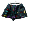 【中古】sacai ショートパンツ 24-07299 ブラック×レッド サイズ:1 【110725】(サカイ)