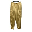 【中古】theory Crushed Satin UTL Cargo パンツ 01-2106427 イエロー サイズ:S 【110725】(セオリー)