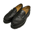 【中古】PARABOOT ORSAY ローファー 150115 ブラック サイズ:6 【110725】(パラブーツ)