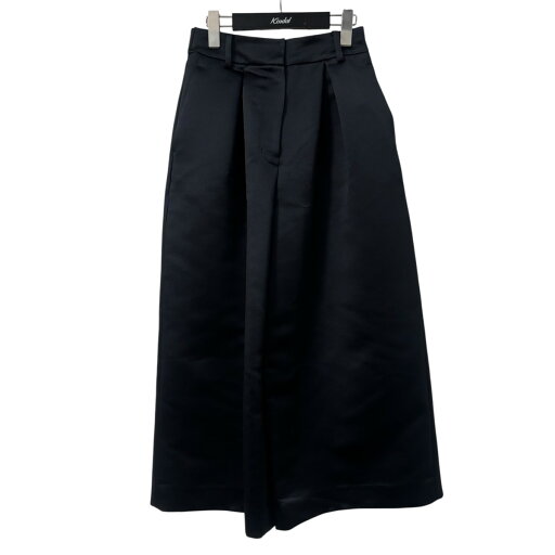 【中古】Heve サテンフレアガウチョパンツ ポリエステルワイドパンツ HE10 0016 45 2 ブラック サイズ:36 【110725】(へイヴ) 【中古】Heve サテンフレアガウチョパンツ ポリエステルワイドパンツ HE10 0016 45 2 ブラック サイズ:36 【110725】(へイヴ)