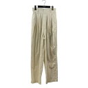 【中古】MAISON SPECIAL Cotton Nylon High Waist Balloon Pants ワイドパンツ 21231465321 アイボリー サイズ:38 【110725】(メゾンスペシャル)