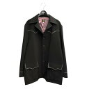 【中古】Needles 22SS Western Leisure Jacket テーラードジャケット KP120 ブラック サイズ:S 【110725】(ニードルズ)