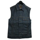 【中古】KRIS VAN ASSCHE×LEE デニムベスト LK524041 インディゴ サイズ:46 【130725】(クリスヴァンアッシュ×リー)