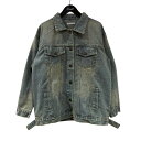 【中古】IMMUNEoverdenim jacket デニムジャケット IMM-BL-001 インディゴ サイズ:SIZE フリー【価格見直し】(4)