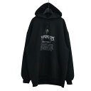 【中古】VETEMENTS ワールドツアーオーバーサイズプルオーバーパーカー UAH21TR693 ブラック サイズ:XS 【140725】(ヴェトモン)