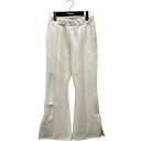 【中古】UJOH Slim Flare Pants パンツ U761-P20-904 ホワイト サイズ:2 【150725】(ウジョー)