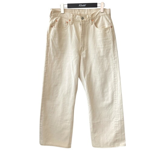 【中古】FULLCOUNT 25SS Womens Wide Straight Monroe Ecru Denim デニムパンツ 0107EC アイボリー サイズ:30 【160725】(フルカウント) 【中古】FULLCOUNT 25SS Womens Wide Straight Monroe Ecru Denim デニムパンツ 0107EC アイボリー サイズ:30 【160725】(フルカウント)