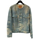 【中古】TAAKK 3RD TYPE JACKET BLEACH デニムジャケット TA22AW-JK012/1 インディゴ サイズ:3 【150725】(ターク)